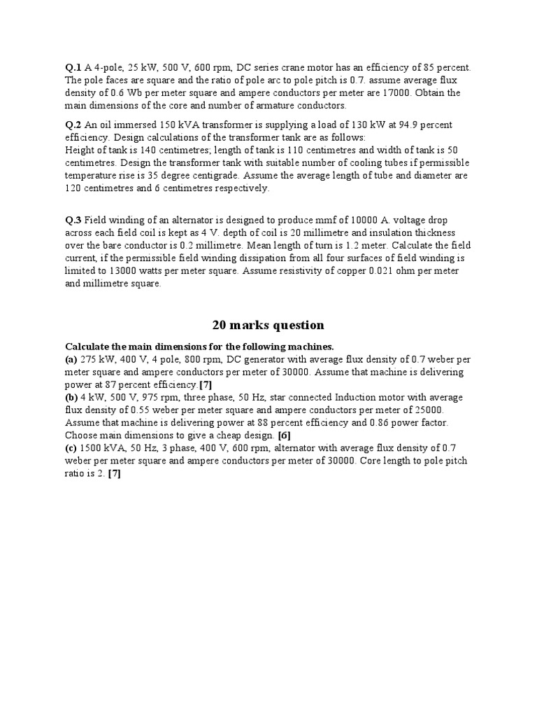 4 Questions EMD | PDF