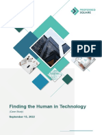 Case Study - Finding The Human in Technology