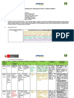 I MATRIZ DE EXPERIENCIA APRENDIZAJE TRABAJO REMOTO MODELO 4to EPT