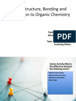Unit 1: Structure, Bonding and Introduction To Organic Chemistry
