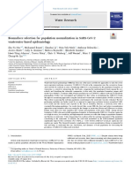 Biomarkers Selection For Population Normalization in SARS CoV 2022 Water Res