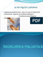 Ingrijirea Paliativa