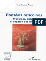 Pensees Africaines - Titinga-Frederic Pacere