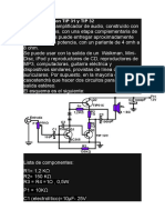 Amplificador Con TIP 31 y TIP 32