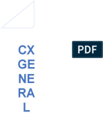 CX General