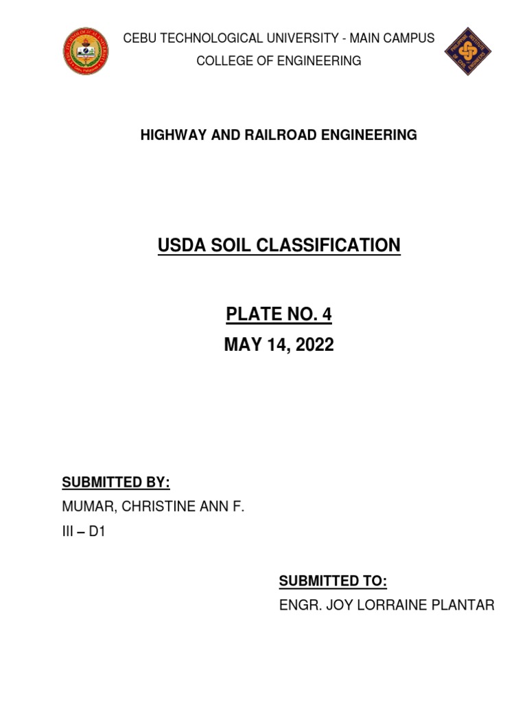 USDA Soil Classification Guide | PDF