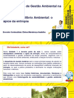 03 - Desequilíbrio Ambiental - o Ápice Da Entropia