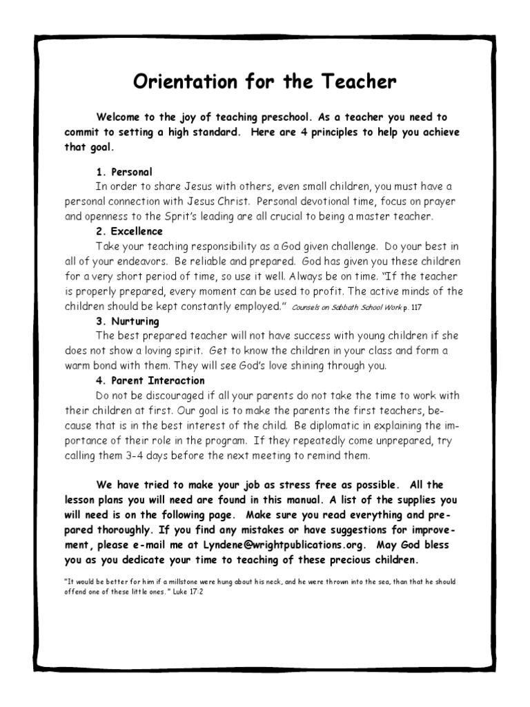 01 Little Lambs Overview PDF Teachers