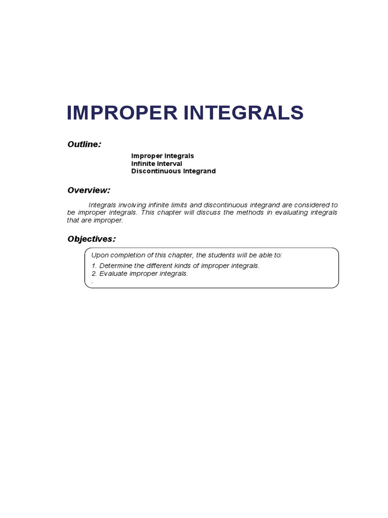 improper-integrals-pdf-integral-limit-mathematics