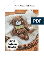 Amigurumi Oso de Peluche Patrón Gratis