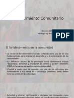 Fortalecimiento Comunitario - Sem 5