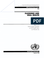 fluorides and oral health OMS 1994