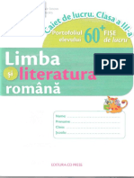Limba Si Literatura Romana - Clasa 3 - Caiet de Lucru - Iliana Dumitrescu, Nicoleta Ciobanu, Vasile Molan