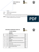 Informe de Caja Recepcion Mes de Mayo