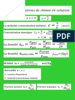 Chimie en Solution