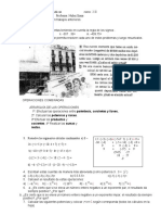 TPractico Operaciomes Combinadas y Potenciación y Radicación