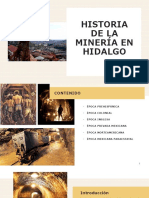 Historia de La Minería en Hidalgo