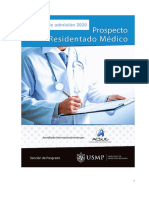 A Prospecto Residentado Medico Usmp 2020, Vfinal