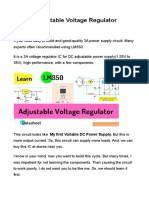 LM350 Adjustable Voltage Regulator