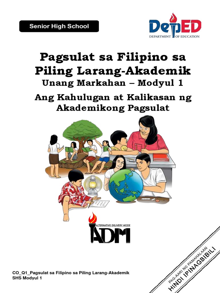 Filipino-SHS Q1 Piling-Larang-Akademik Mod1 | PDF