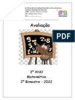 Avaliação de Matemática 4 Ano