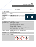 Ficha de Informações de Segurança de Produtos Químicos