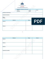 Propuesta de Esquema de Planificación-Secuencias Didácticas