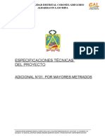 Esp Tecnicas Adicional Mayores Metrados