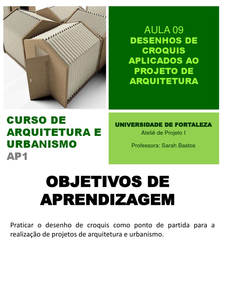 Croquis no Projeto de Arquitetura | PDF | Desenho | Aprendizado