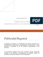 Publicidad Registral Perú