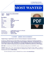 Accused Homestead Resort Killer Beacher Ferrell Hackney Makes Marshals Service Most Wanted List