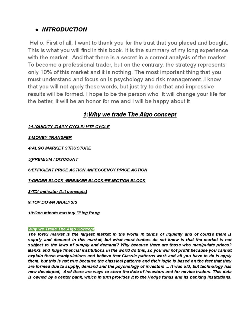 Inducement ICT Capital Compressed | PDF | Market Liquidity | Market ...