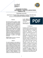 Informe 7 - Física Electo - Resistividad y Ley de Ohm