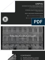 Palacio Rucellai (1p) Patrimonio Arq II