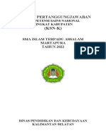 Cover Dan Pengantar LPJ KSN-K 2022