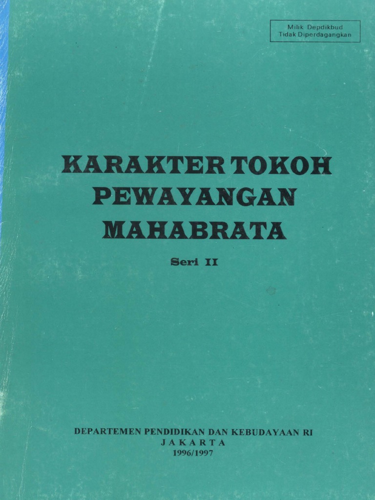 Karakter Tokoh Pewayangan Mahabrata Seri II | PDF