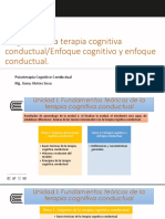 Clase 1 - Origen de La TCC y Enfoque Cognitivo y Conductual