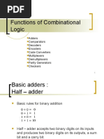 Lecture 5 - Functions of Combinational Logic Circuit