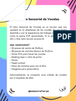 Libro Sensorial de Vocales