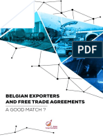 Are Belgian exporters maximizing opportunities from free trade agreements