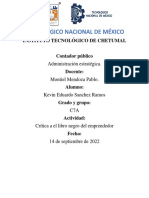Crítica Administración E.-Sanchez Ramos Kevin Eduardo
