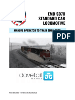 Train Simulator - SD70 locomotive manual guide