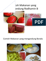 Contoh Makanan Yang Mengandung Rodhamin B