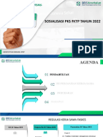 Sosialisasi PKS FKTP 2022