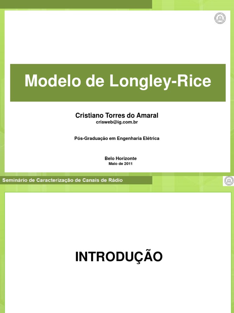 Modelo Longley-Rice: Predição de Sinais Rádio | PDF