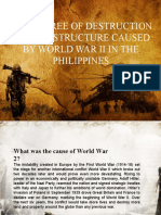 The Degree of Destruction in Infrastructure Caused by World War Ii in The Philippines