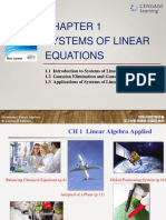 Ch1 - Systems of Linear Equations