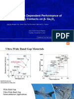 Temperature Dependent Performance of ITO Schottky Contacts on β-Ga O