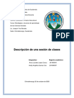 Elaboración y Ejecución de Un Plan de Clases