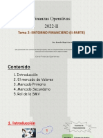 Tema 2 - Entorno Financiero II Parte - Diapositivas